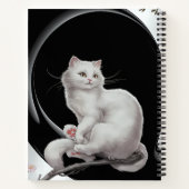 日本の浮世絵猫 ノートブック (裏面)