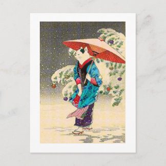 日本の浮世絵 シーズンポストカード