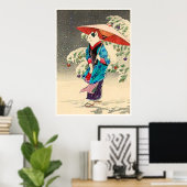 日本の浮世絵 ポスター (ホームオフィス)