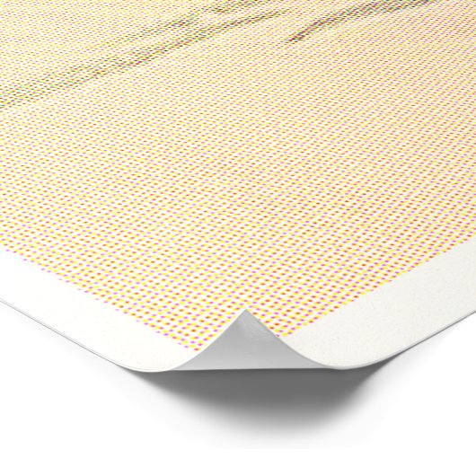 日本の浮世絵 ポスター (角)