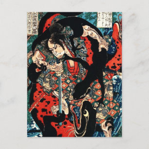 日本の浮世絵 ポストカード