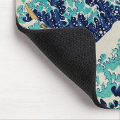 日本の海波美的ビーチ波美声 マウスパッド (コーナー)