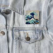 日本の海波美的ビーチ波美声 缶バッジ (インサイチュ)