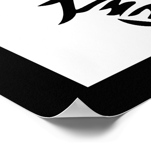 日本の漢字 – 明代 ポスター (角)