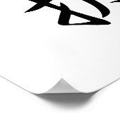 日本の漢字 – 泉沢 ポスター (角)
