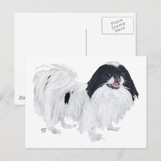 日本の犬 ポストカード (正面/裏面)