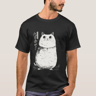 日本の猫の芸術Ⅰ 和風猫 Tシャツ