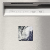 日本の琉球諸島上空の台風チャバ マグネット (インサイチュ (食洗機))