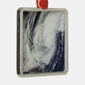 日本の琉球諸島上空の台風チャバ メタルオーナメント (右)