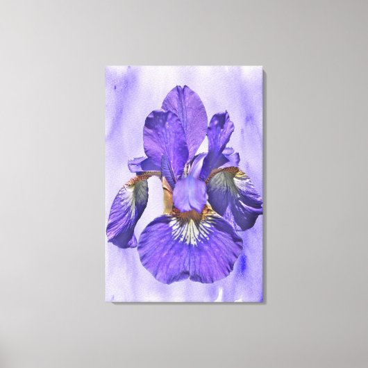 日本の生まれ紫 キャンバスプリント (正面)