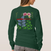 日本の画家が描く深い森 Tシャツ (裏面)