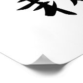 日本の盆栽の漢字 – 盆栽 ポスター (角)