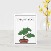 日本の盆栽結婚樹 カード (黄色い花)