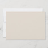 日本の盆栽結婚樹 招待状 (裏面)