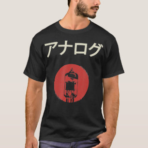 日本の真空管アナログヴィンテージレトロ Tシャツ