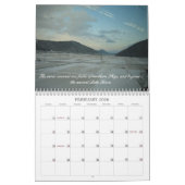 日本の眺め カレンダー (2月 2026)