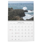 日本の眺め カレンダー (3月 2026)