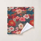 日本の着地インスパイア バスタオルセット (ウォッシュタオル)