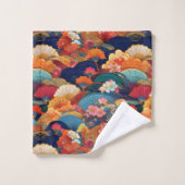 日本の着地インスパイア バスタオルセット (ウォッシュタオル)