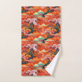 日本の着地インスパイア バスタオルセット (ハンドタオル)