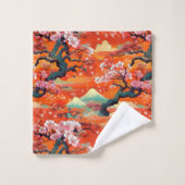 日本の着地インスパイア バスタオルセット (ウォッシュタオル)