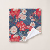 日本の着地インスパイア バスタオルセット (ウォッシュタオル)