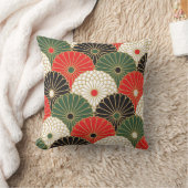 日本の着物の文様枕 クッション (ブランケット)