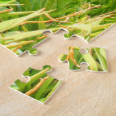 日本の石灯篭、姫路庭園、アデレード ジグソーパズル (側面)