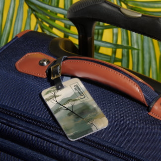 日本の神秘的な峰 ラゲッジタグ