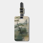 日本の神秘的な峰 ラゲッジタグ (正面縦)