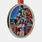 日本の祭り伝統 メタルオーナメント (右)