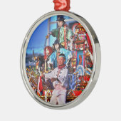 日本の祭り伝統 メタルオーナメント (左)