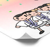 日本の祭り ポスター (角)
