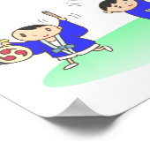 日本の祭り ポスター (角)