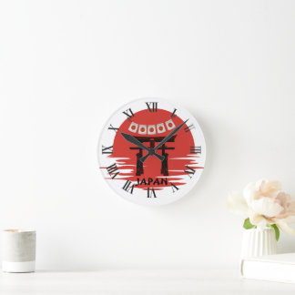 日本の禅アート桜のホームウォール時計 ラウンド壁時計