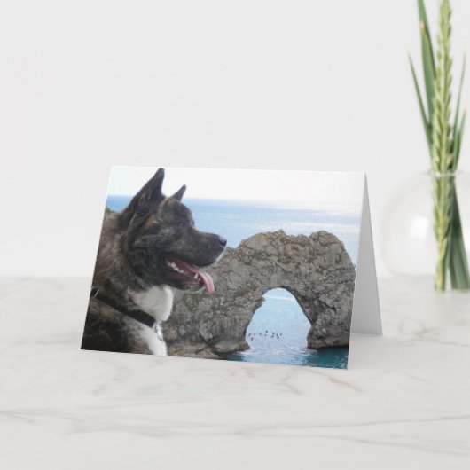 日本の秋田 カード (正面)