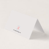 日本の空白のサンキューカード (裏面)