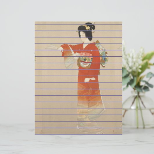 日本の筆記用紙 (スタンド正面)