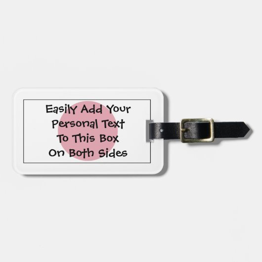 日本の簡単IDの国旗 ラゲッジタグ (正面横)