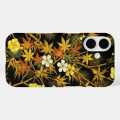 日本の紅葉 アンティーク植物画 Case-Mate iPhoneケース (裏面 (横))