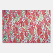 日本の紙アートラッピング紙セット ラッピングペーパーシート (正面)