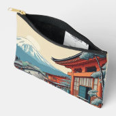 日本の絵を描パウチバッグ アクセサリーポーチ (見開き)