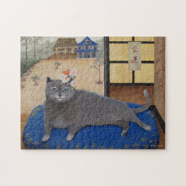 日本の絵を描猫 ジグソーパズル