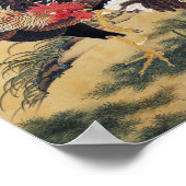 日本の絵画の〔占星術の〕十二宮図P ポスター (角)