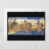 日本の絵画c1800年代 ポストカード (正面/裏面)