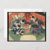 日本の絵画c1800年代 ポストカード (正面/裏面)