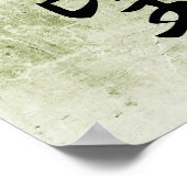 日本の絶望の漢字 – Zetsubo ポスター (角)