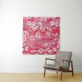 日本の美しい桜の花の水彩画パターン。 タペストリー (インサイチュ)