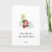 日本の美術 水のカード サンキューカード (裏面)