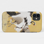 日本の群れの鶴 ヴィンテージ 鳥 豊かな クラシック Case-Mate iPhoneケース (裏面(横))